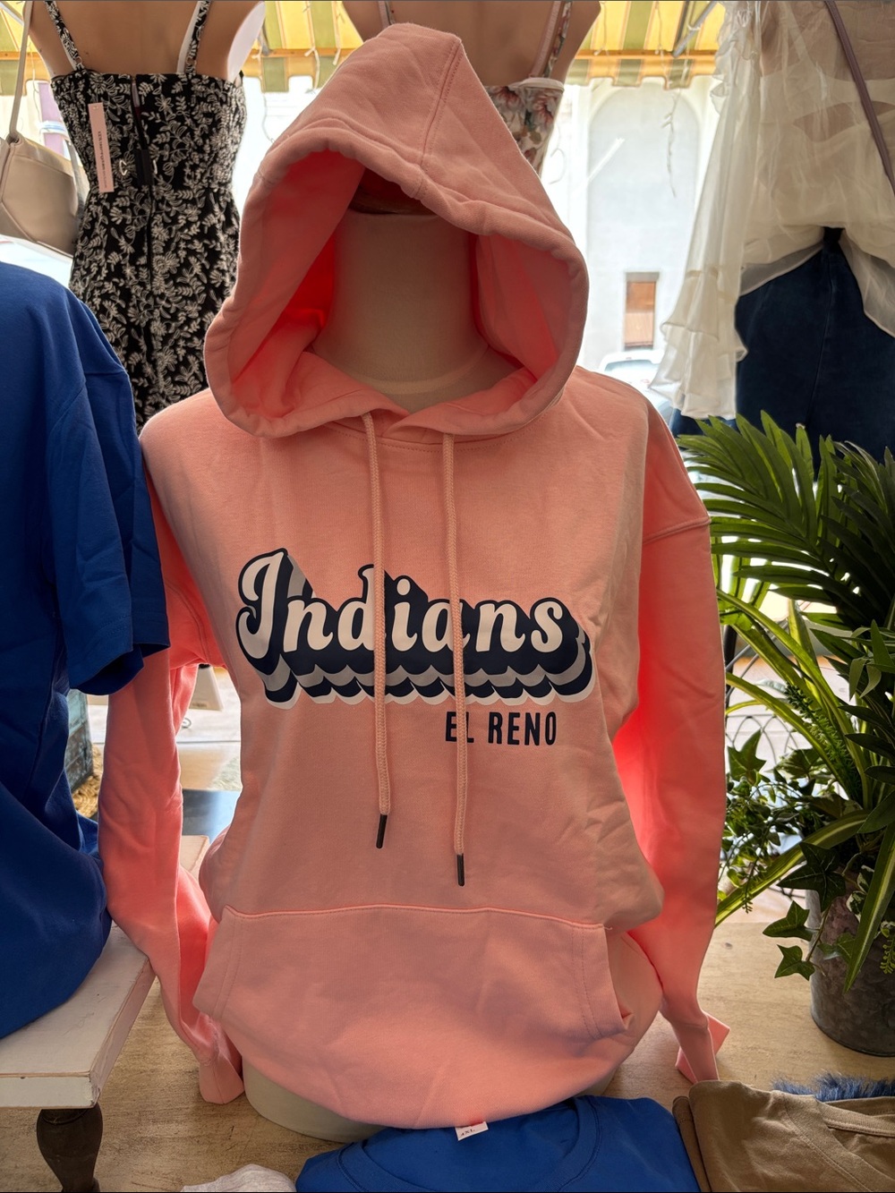 Indians El Reno peach Hoodie
